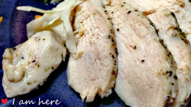 鶏ハムのアップ画像